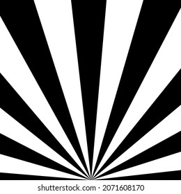 black and white sunburst comic background