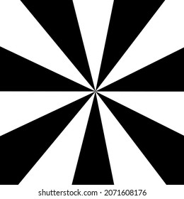 schwarz-weißer sunburst-komischer Hintergrund