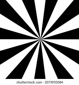schwarz-weißer sunburst-komischer Hintergrund