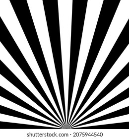 black and white sunburst comic background