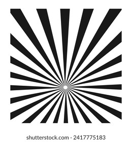 black and white Sunburst Pattern. Vector illustration, sunburst vector,sunburst retro,vintage sunburst