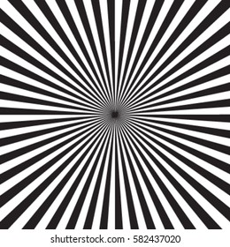 Black and white Sunburst Pattern. Vector illustration sunburst 