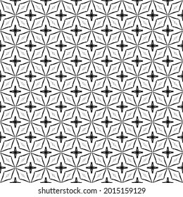 Black and white surface pattern texture. Bw ornamental graphic design. Mosaic ornaments. Pattern template. Vector illustration.