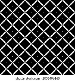 Black and white surface pattern texture. Bw ornamental graphic design. Mosaic ornaments. Pattern template. Vector illustration.