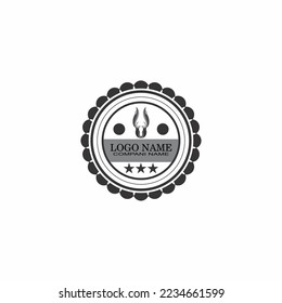 black and white sword logo with (eps) format
