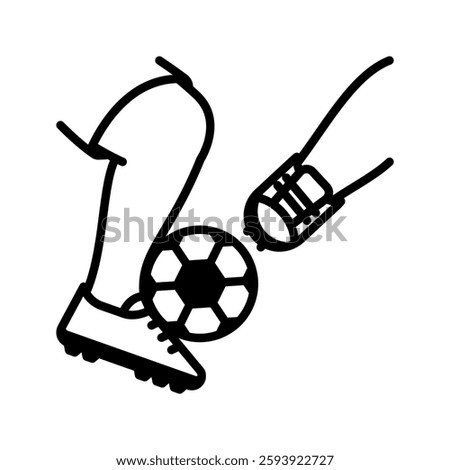 A black and white Tackle icon