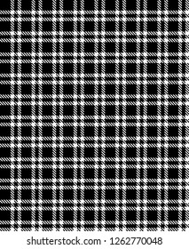 Black and white tartan plaid Scottish seamless pattern.Texture from tartan, plaid, tablecloths, clothes, shirts, dresses, paper, bedding, blankets and other textile products.