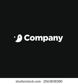 black and white technology logo for new company