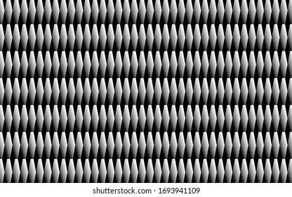 Tecnología en blanco y negro fondo moderno, patrón geométrico vectorial, concepto de papel tapiz repitido