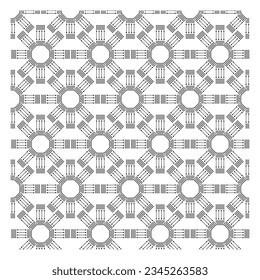 Black and white technology pattern design