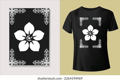 Black and white Tee shirt design