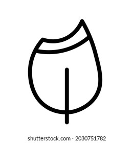 Icono de árbol de plantillas en blanco y negro. Signo de símbolo del vector aislado en fondo blanco. Los iconos de la línea plana de árboles se establecen. Plantas, diseño paisajístico. Concepto de idea de negocio.