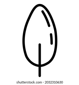 Icono de árbol de plantillas en blanco y negro. Signo de símbolo del vector aislado en fondo blanco. Los iconos de la línea plana de árboles se establecen. Plantas, diseño paisajístico. Concepto de idea de negocio.