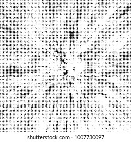 Black and white texture abstract halftone. Monochrome vector background of dots pattern