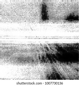 Black and white texture abstract halftone. Monochrome vector background of dots pattern