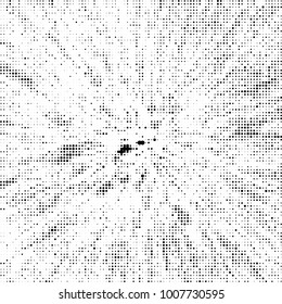 Black and white texture abstract halftone. Monochrome vector background of dots pattern