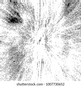 Black and white texture abstract halftone. Monochrome vector background of dots pattern