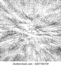 Black and white texture abstract halftone. Monochrome vector background of dots pattern