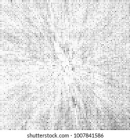 Black and white texture abstract halftone. Monochrome vector background of dots pattern