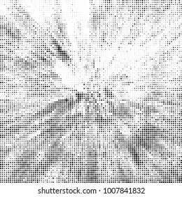 Black and white texture abstract halftone. Monochrome vector background of dots pattern