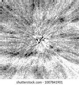 Black and white texture abstract halftone. Monochrome vector background of dots pattern