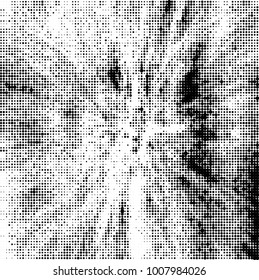 Black and white texture abstract halftone. Monochrome vector background of dots pattern
