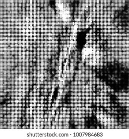Black and white texture abstract halftone. Monochrome vector background of dots pattern