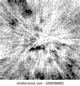 Black and white texture abstract halftone. Monochrome vector background of dots pattern