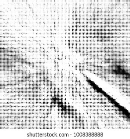 Black and white texture abstract halftone. Monochrome vector background of dots pattern