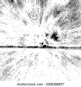 Black and white texture abstract halftone. Monochrome vector background of dots pattern