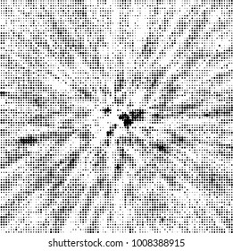 Black and white texture abstract halftone. Monochrome vector background of dots pattern