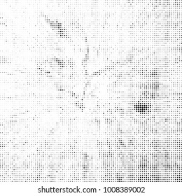 Black and white texture abstract halftone. Monochrome vector background of dots pattern