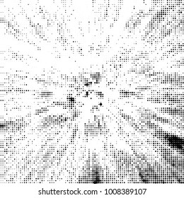 Black and white texture abstract halftone. Monochrome vector background of dots pattern