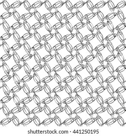 Black and white texture. Abstract pattern. Seamless vector background.