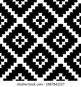  Textura en blanco y negro. Resumen de un patrón geométrico sin fisuras. 