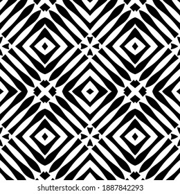  Textura en blanco y negro. Resumen de un patrón geométrico sin fisuras. 