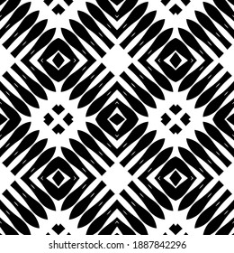  Textura en blanco y negro. Resumen de un patrón geométrico sin fisuras. 