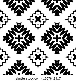  Textura en blanco y negro. Resumen de un patrón geométrico sin fisuras. 
