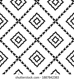  Textura en blanco y negro. Resumen de un patrón geométrico sin fisuras. 