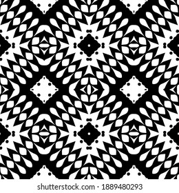  Schwarz-Weiß-Textur. Abstraktes, nahtloses geometrisches Muster. 