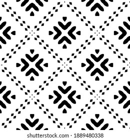  Textura en blanco y negro. Resumen de un patrón geométrico sin fisuras. 