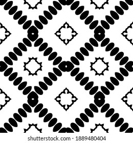  Schwarz-Weiß-Textur. Abstraktes, nahtloses geometrisches Muster. 