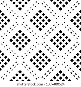  Black and white texture. Abstract seamless geometric pattern. 