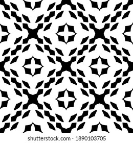  Black and white texture. Abstract seamless geometric pattern. 