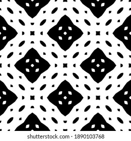  Black and white texture. Abstract seamless geometric pattern. 