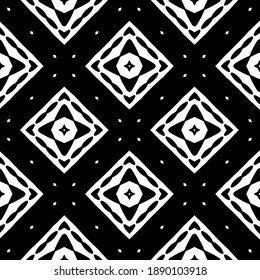  Textura en blanco y negro. Resumen de un patrón geométrico sin fisuras. 