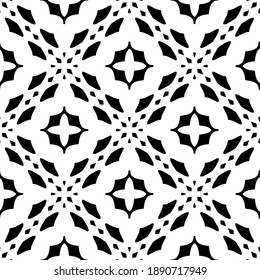  Textura en blanco y negro. Resumen de un patrón geométrico sin fisuras. 