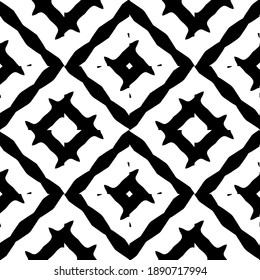  Black and white texture. Abstract seamless geometric pattern. 