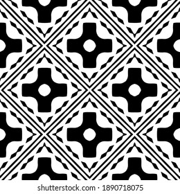  Textura en blanco y negro. Resumen de un patrón geométrico sin fisuras. 
