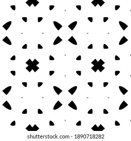  Black and white texture. Abstract seamless geometric pattern. 
